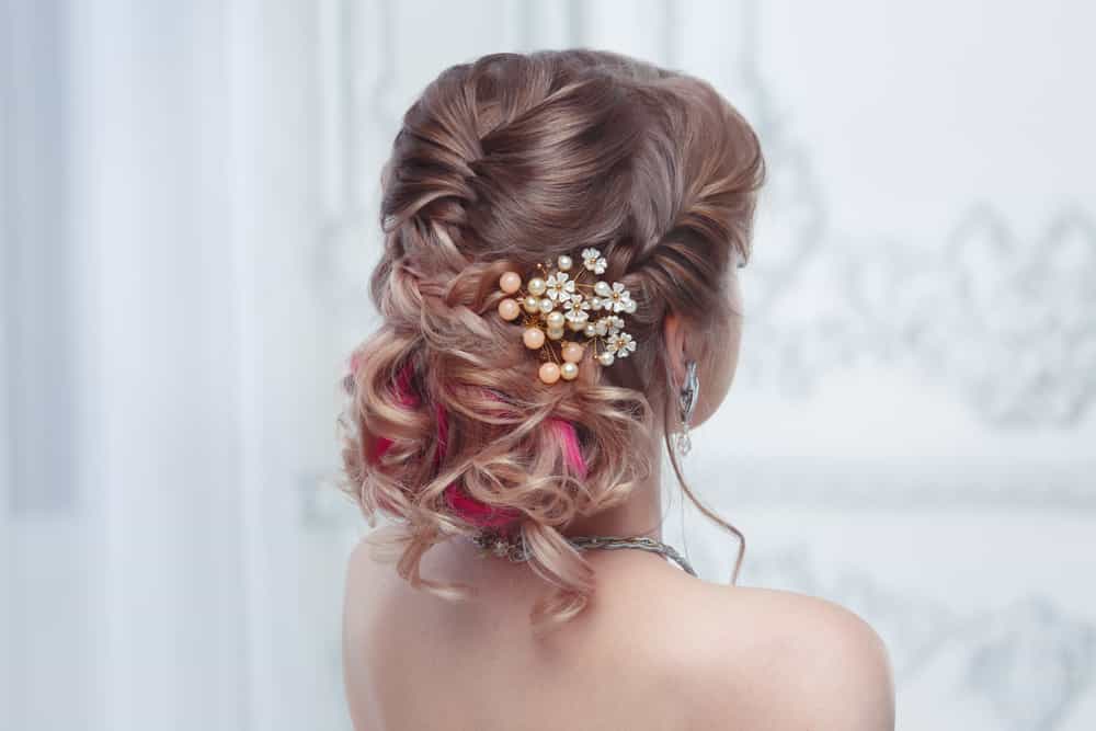 Beautiful air wedding hairstyle/ updos hairstyle
